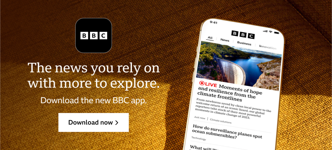 Download the BBC app Download the BBC app