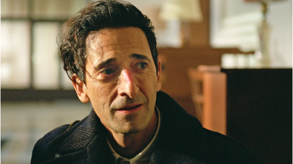 Actor Adrien Brody, in character as Toth